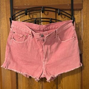 Levi's Pink Jean Shorts for Women